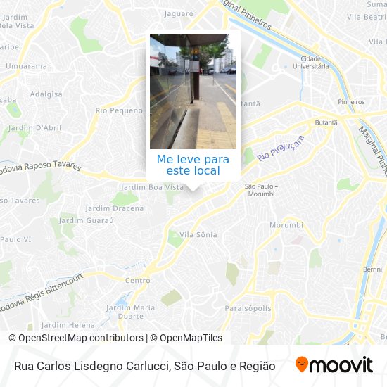 Rua Carlos Lisdegno Carlucci mapa