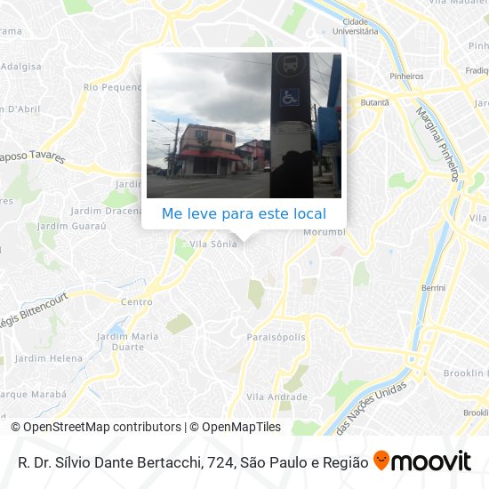 R. Dr. Sílvio Dante Bertacchi, 724 mapa