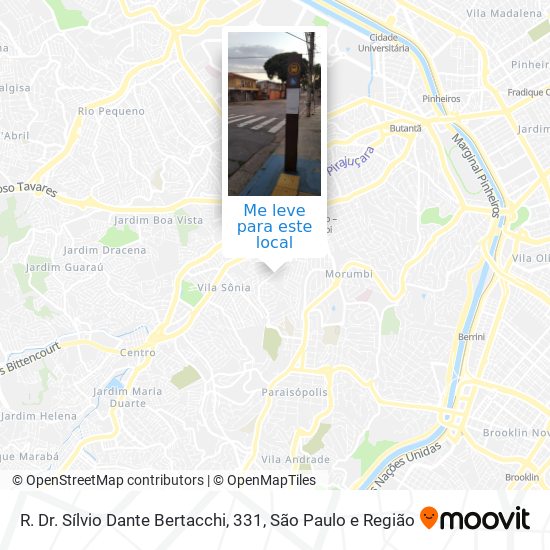 R. Dr. Sílvio Dante Bertacchi, 331 mapa