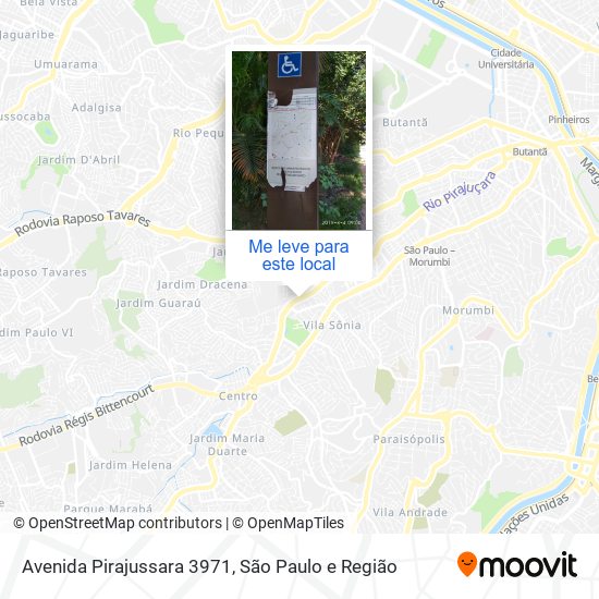 Avenida Pirajussara 3971 mapa