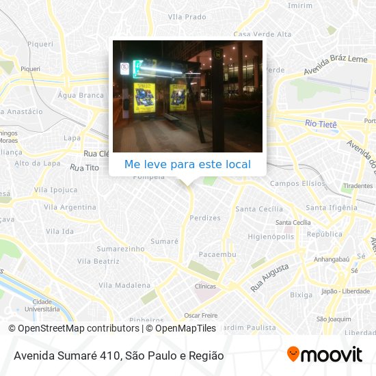 Avenida Sumaré 410 mapa