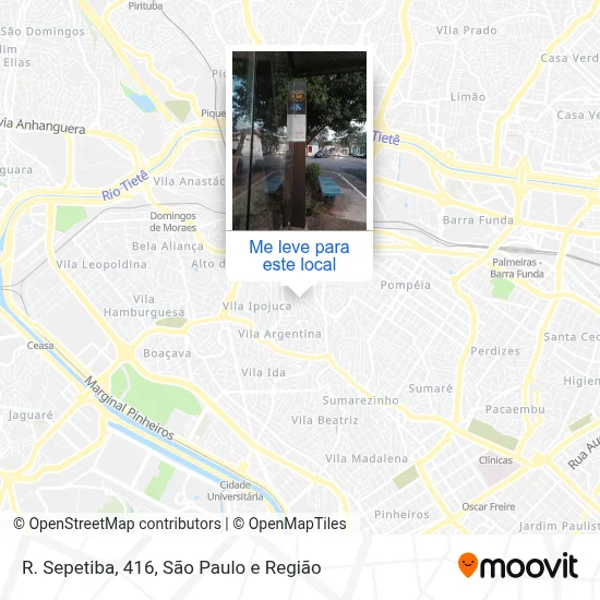 R. Sepetiba, 416 mapa
