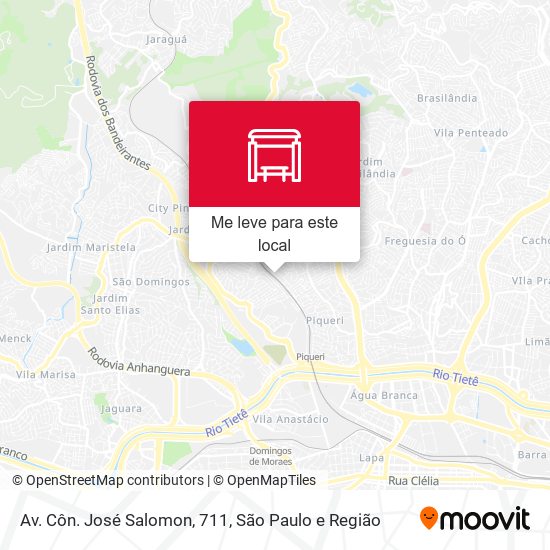 Av. Côn. José Salomon, 711 mapa