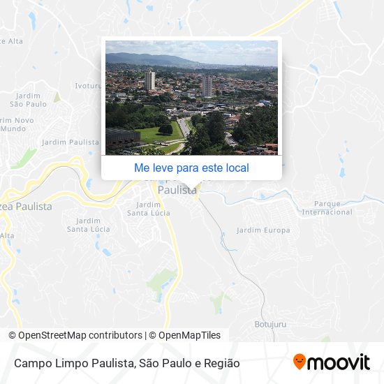 Campo Limpo Paulista mapa