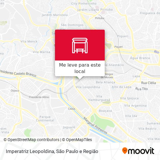 Imperatriz Leopoldina mapa