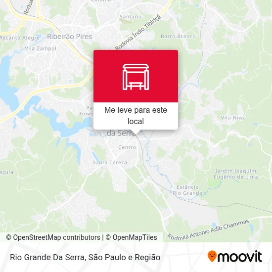 Rio Grande Da Serra mapa