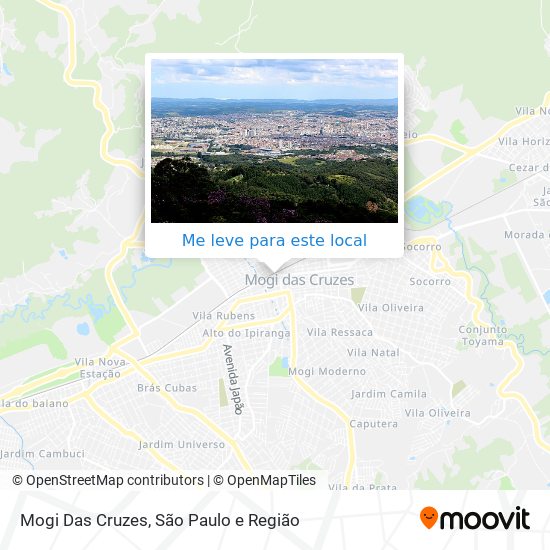 Mogi Das Cruzes mapa