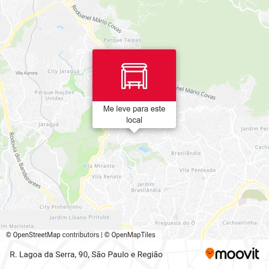 R. Lagoa da Serra, 90 mapa
