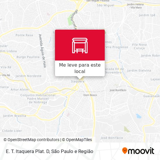 E. T. Itaquera Plat. D mapa