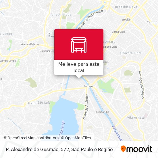 R. Alexandre de Gusmão, 572 mapa