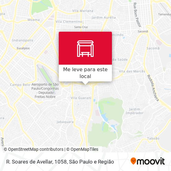 R. Soares de  Avellar, 1058 mapa