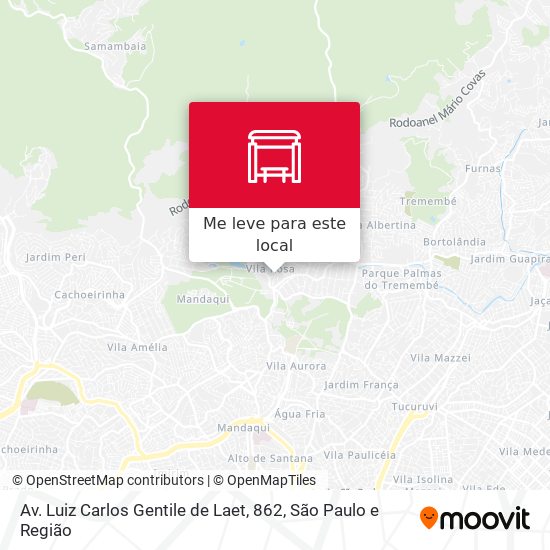 Av. Luiz Carlos Gentile de Laet, 862 mapa