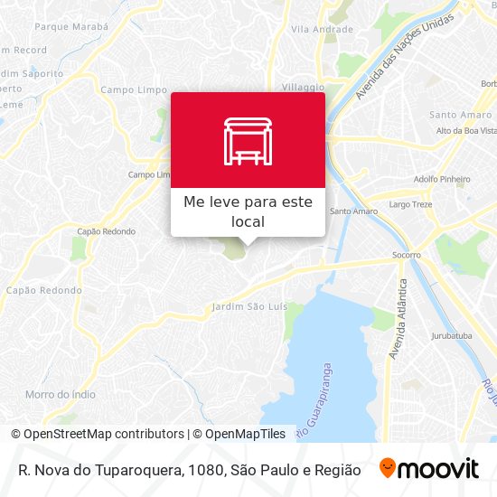 R. Nova do Tuparoquera, 1080 mapa