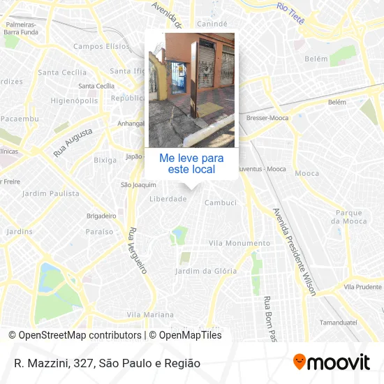 R. Mazzini, 327 mapa