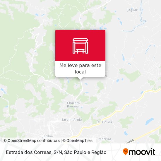 Estrada dos Correas, S/N mapa