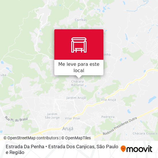 Estrada Da Penha • Estrada Dos Canjicas mapa