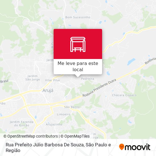 Rua Prefeito Júlio Barbosa De Souza mapa
