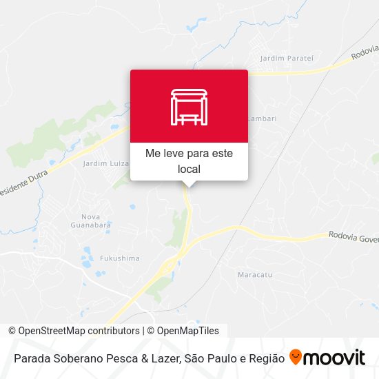 Parada Soberano Pesca & Lazer mapa
