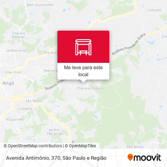 Avenida Antimônio, 370 mapa