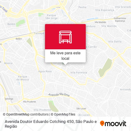 Avenida Doutor Eduardo Cotching 450 mapa