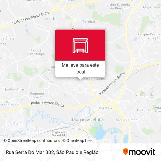Rua Serra Do Mar 302 mapa