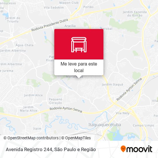Avenida Registro 244 mapa