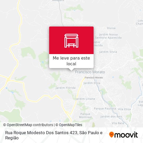 Rua Roque Modesto Dos Santos 423 mapa
