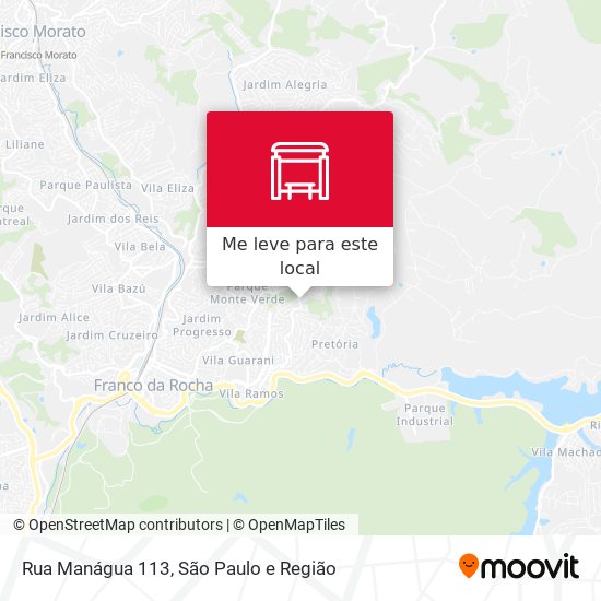 Rua Manágua 113 mapa