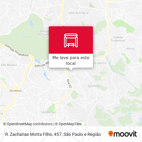 R. Zacharias Motta Filho, 457 mapa