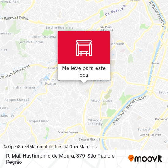 R. Mal. Hastimphilo de Moura, 379 mapa
