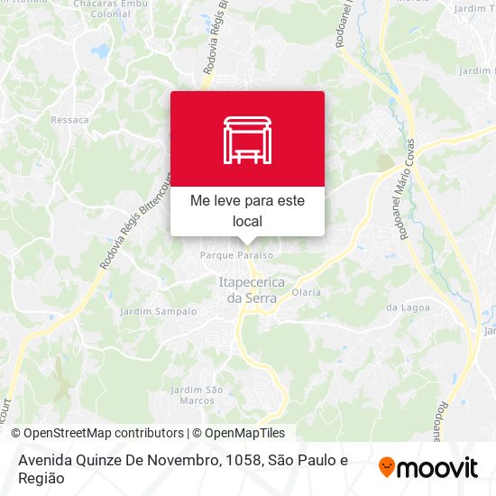 Avenida Quinze De Novembro, 1058 mapa