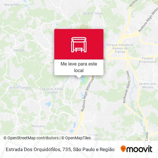 Estrada Dos Orquidófilos, 735 mapa