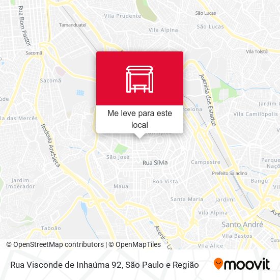 Rua Visconde de Inhaúma 92 mapa