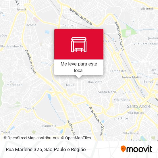 Rua Marlene 326 mapa