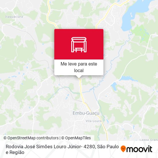 Rodovia José Simões Louro Júnior- 4280 mapa