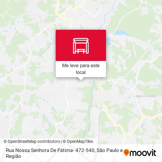 Rua Nossa Senhora De Fátima- 472-540 mapa