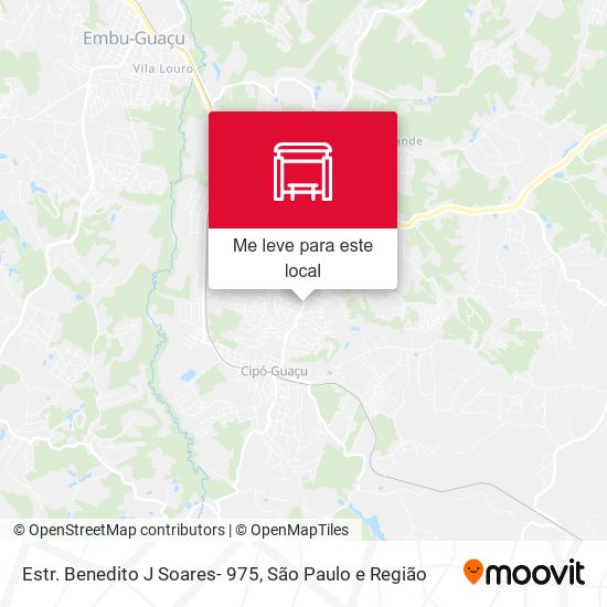 Estr. Benedito J Soares- 975 mapa