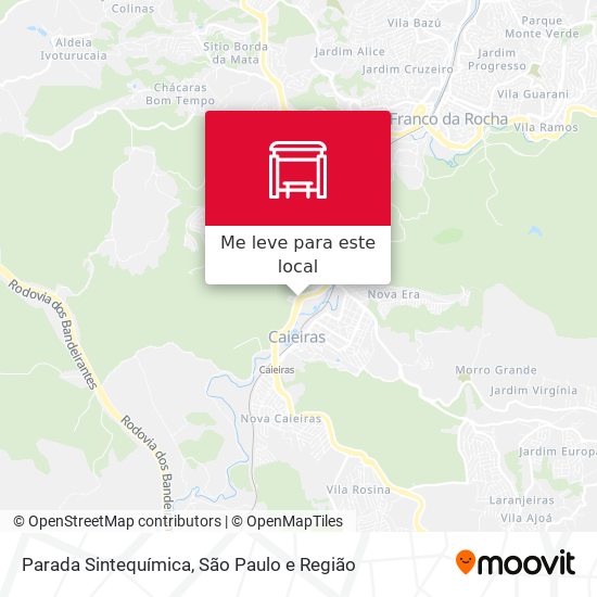 Parada Sintequímica mapa