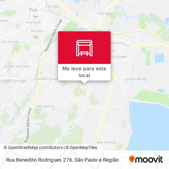 Rua Benedito Rodrigues 276 mapa