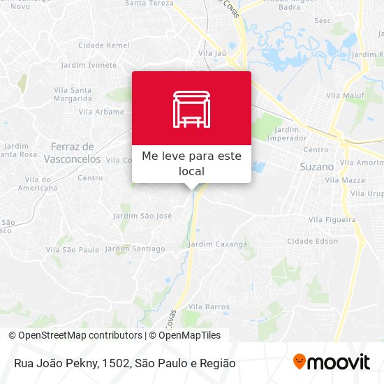 Rua João Pekny, 1502 mapa
