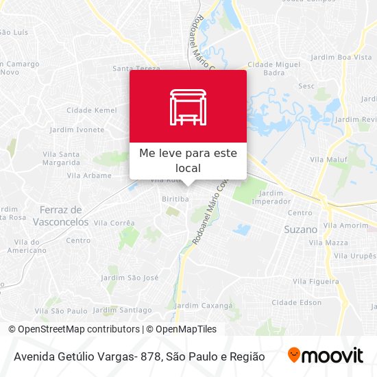 Avenida Getúlio Vargas- 878 mapa