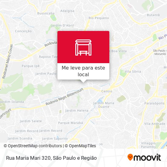 Rua Maria Mari 320 mapa