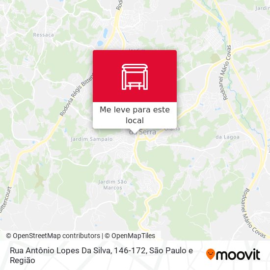 Rua Antônio Lopes Da Silva, 146-172 mapa
