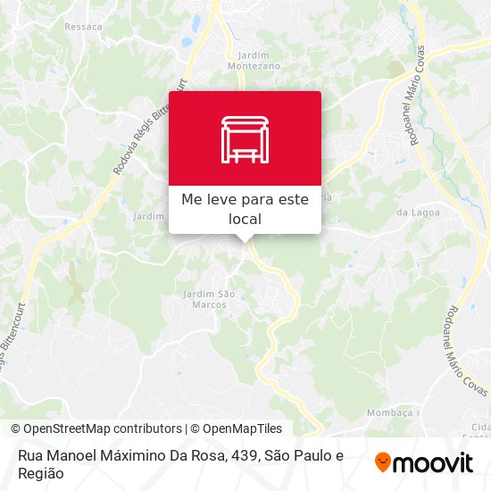 Rua Manoel Máximino Da Rosa, 439 mapa