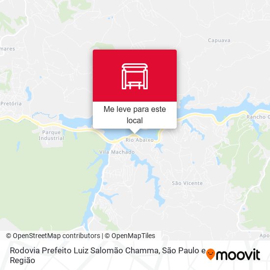 Rodovia Prefeito Luiz Salomão Chamma mapa