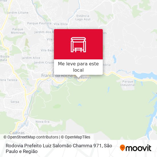 Rodovia Prefeito Luiz Salomão Chamma 971 mapa