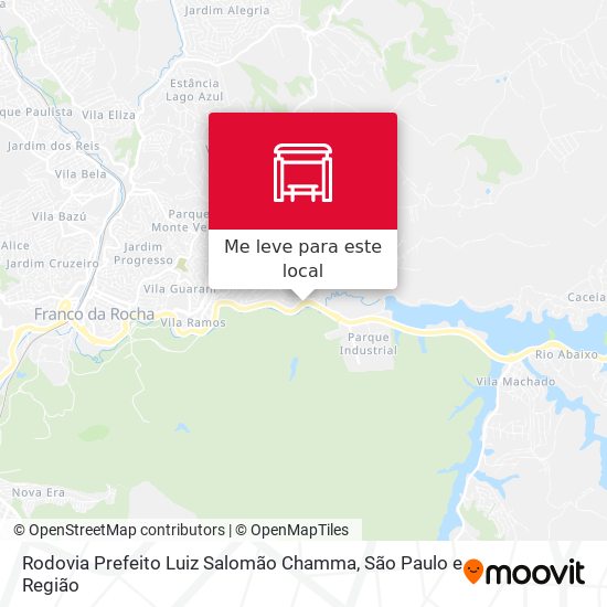 Rodovia Prefeito Luiz Salomão Chamma mapa