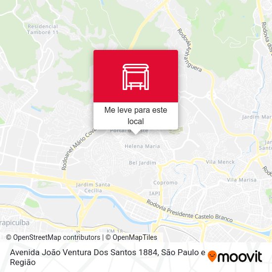 Avenida João Ventura Dos Santos 1884 mapa