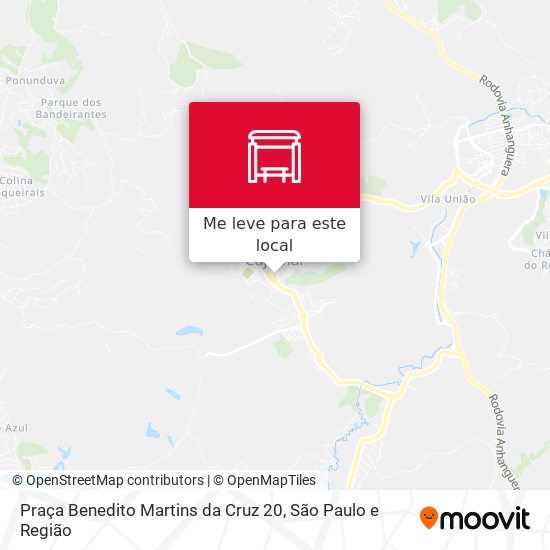 Praça Benedito Martins da Cruz 20 mapa