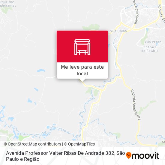 Avenida Professor Valter Ribas De Andrade 382 mapa